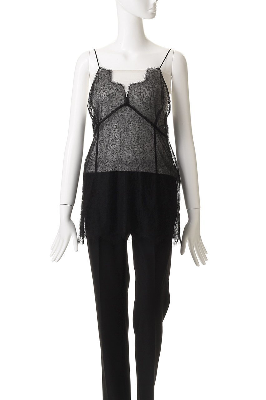 【ザ ストア バイ シー/THE STORE by C】のレースキャミソール 人気、トレンドファッション・服の通販 founy(ファニー) 　ファッション　Fashion　レディースファッション　Fashion for Women　トップス・カットソー　Cut & Sew Tops　キャミソール&ノースリーブ　Camisoles & Sleeveless Tops　シャツ・ブラウス・オフィスカジュアル　Elegant Blouses & Button-Ups　インナー　Innerwear　エレガント 上品　Elegant　キャミソール　Camisole, Spaghetti Strap Top　シルク　Silk, 100% Silk　チュール　Tulip, Tulip Motif　ノースリーブ　Sleeveless, No-Sleeve　フランス　France, French　レース　Lace, Lace Fabric　other-2|ID: prp329100004903033 ipo3291000000036695312