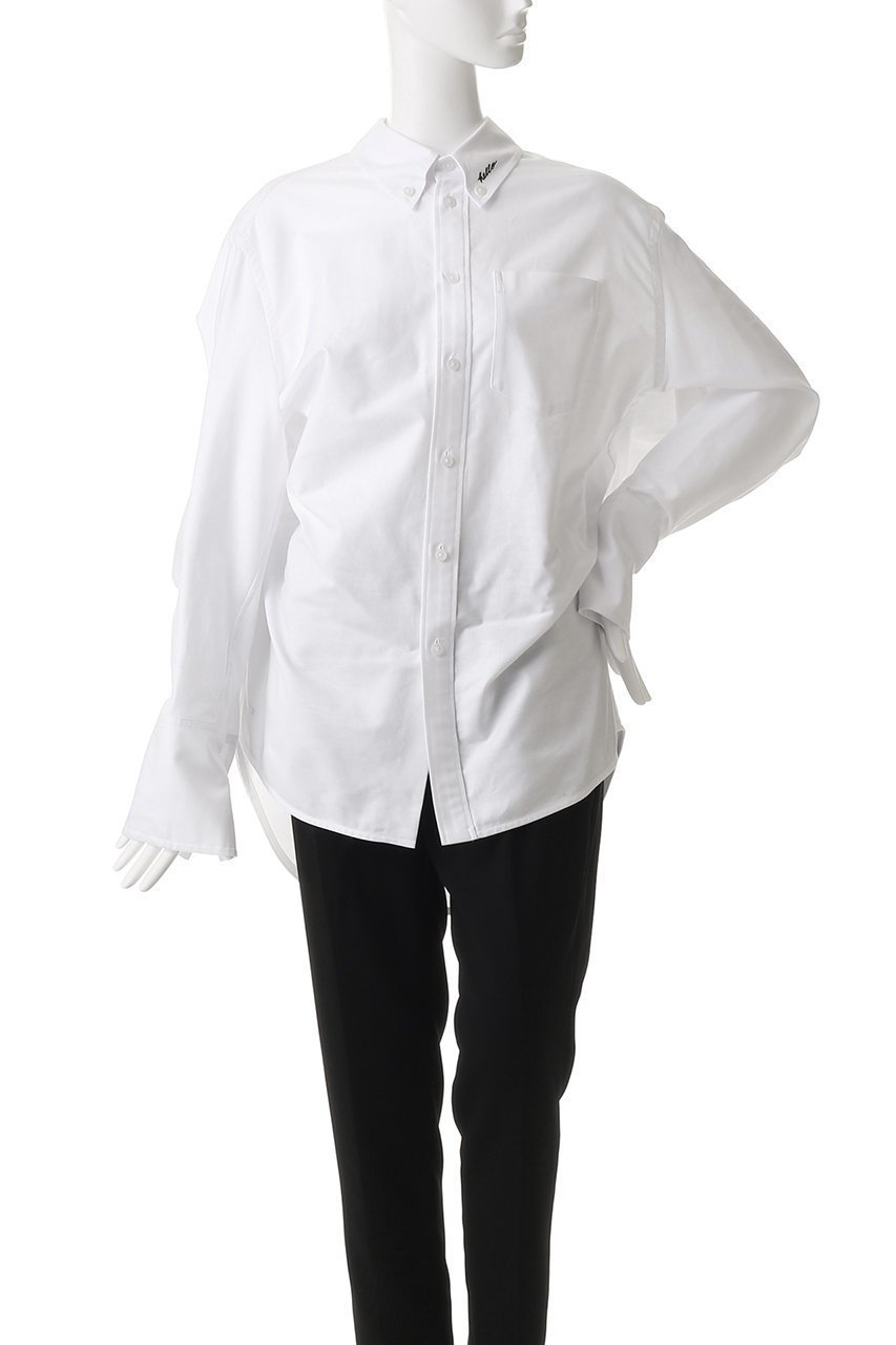 【マディソンブルー/MADISONBLUE】のSWING TWISTED SH OX オックスシャツ 人気、トレンドファッション・服の通販 founy(ファニー) 　ファッション　Fashion　レディースファッション　Fashion for Women　トップス・カットソー　Cut & Sew Tops　シャツ・ブラウス・オフィスカジュアル　Elegant Blouses & Button-Ups　スリーブ　Sleeve, Long Sleeve / Short Sleeve　ドレープ　Drape, Draping Fabric　ロング　Long, Long-Length　other-2|ID: prp329100004903035 ipo3291000000036695326