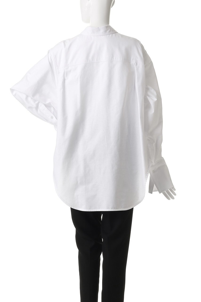 【マディソンブルー/MADISONBLUE】のSWING TWISTED SH OX オックスシャツ 人気、トレンドファッション・服の通販 founy(ファニー) 　ファッション　Fashion　レディースファッション　Fashion for Women　トップス・カットソー　Cut & Sew Tops　シャツ・ブラウス・オフィスカジュアル　Elegant Blouses & Button-Ups　スリーブ　Sleeve, Long Sleeve / Short Sleeve　ドレープ　Drape, Draping Fabric　ロング　Long, Long-Length　other-4|ID: prp329100004903035 ipo3291000000036695330