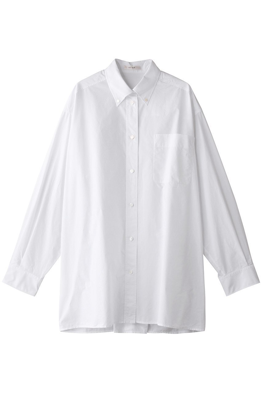 【ザ ロウ/THE ROW】のVICTORIA SHIRT インテリア・キッズ・メンズ・レディースファッション・服の通販 founy(ファニー) 　ファッション　Fashion　レディースファッション　Fashion for Women　トップス・カットソー　Cut & Sew Tops　シャツ・ブラウス・オフィスカジュアル　Elegant Blouses & Button-Ups　なめらか　Smooth, Silky Texture　ショルダー　Shoulder, Shoulder Strap　シンプル　Simple, Minimal　スリーブ　Sleeve, Long Sleeve / Short Sleeve　ドロップ　Drop Shoulder, Dropped Style　ロング　Long, Long-Length　ホワイト|ID: prp329100004903046 ipo3291000000036695400