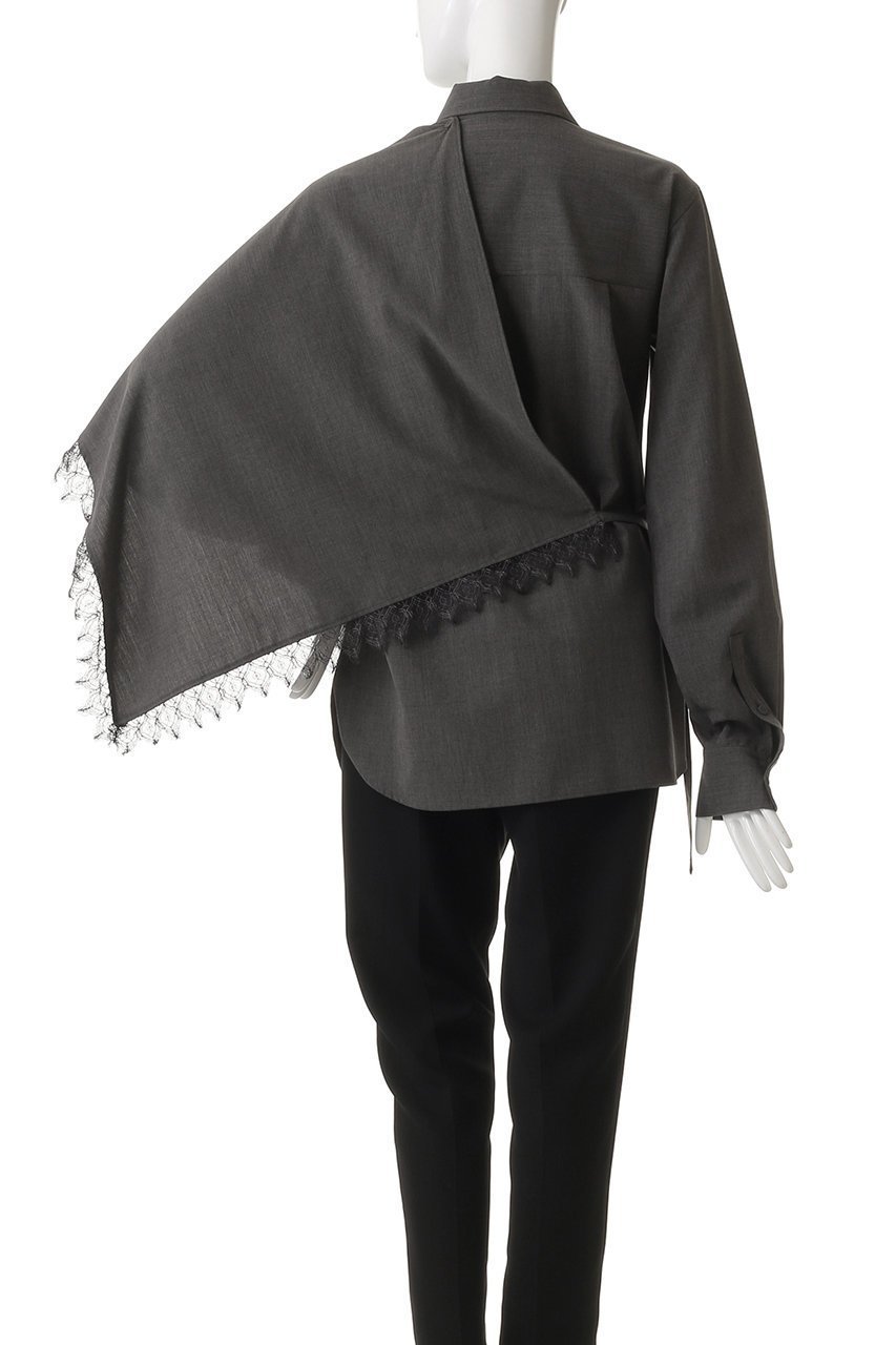 【プランク プロジェクト/PRANK PROJECT】のスカーフシャツ / Scarf Shirt 人気、トレンドファッション・服の通販 founy(ファニー) 　ファッション　Fashion　レディースファッション　Fashion for Women　トップス・カットソー　Cut & Sew Tops　シャツ・ブラウス・オフィスカジュアル　Elegant Blouses & Button-Ups　ジャケット　Jacket, Outerwear　スカーフ　Scarf, Neckwear　スリーブ　Sleeve, Long Sleeve / Short Sleeve　ドッキング　Docking, Mixed Material　ドレープ　Drape, Draping Fabric　ラップ　Wrap, Wrap Design　レース　Lace, Lace Fabric　ロング　Long, Long-Length　other-4|ID: prp329100004903053 ipo3291000000036695449