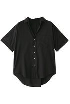 【フランク&アイリーン/Frank&Eileen】のROSE オーガニックボイル 半袖シャツ 人気、トレンドファッション・服の通販 founy(ファニー) ファッション Fashion レディースファッション Fashion for Women トップス・カットソー Cut & Sew Tops シャツ・ブラウス・オフィスカジュアル Elegant Blouses & Button-Ups サマー Summer, Summer Style ショート Short, Short Length スリーブ Sleeve, Long Sleeve / Short Sleeve ボトム Bottoms, Lower Wear 半袖 Short Sleeve, Half Sleeve 定番 Standard, Basic Item thumbnail ブラック|ID: prp329100004903056 ipo3291000000036695464