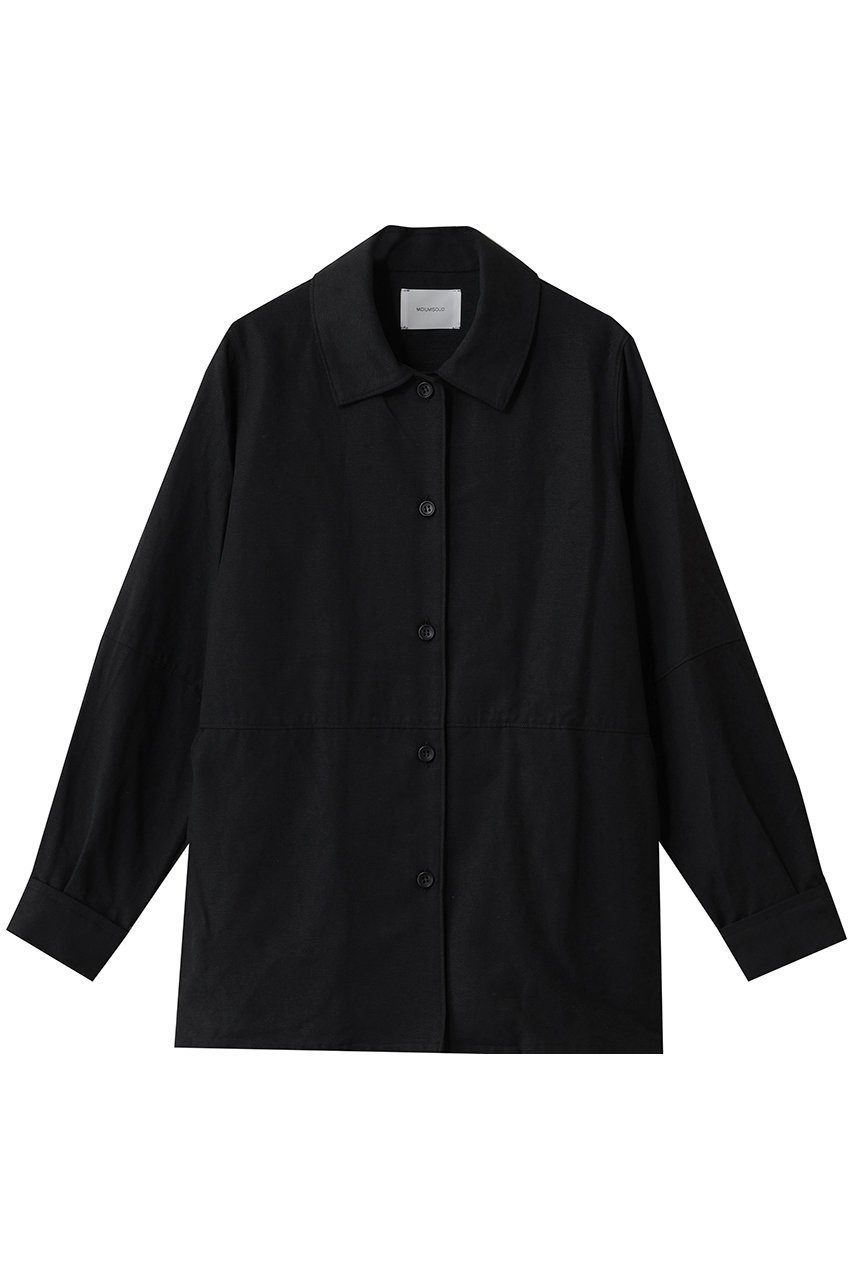 【ミディウミソリッド/MIDIUMISOLID】のダックロングシャツ インテリア・キッズ・メンズ・レディースファッション・服の通販 founy(ファニー) ファッション Fashion レディースファッション Fashion for Women トップス・カットソー Cut & Sew Tops シャツ・ブラウス・オフィスカジュアル Elegant Blouses & Button-Ups シンプル Simple, Minimal スリーブ Sleeve, Long Sleeve / Short Sleeve ロング Long, Long-Length black|ID: prp329100004903071 ipo3291000000036695597