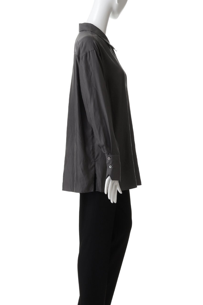 【ミディウミソリッド/MIDIUMISOLID】のリラックスキュプラシャツ 人気、トレンドファッション・服の通販 founy(ファニー) 　ファッション　Fashion　レディースファッション　Fashion for Women　トップス・カットソー　Cut & Sew Tops　シャツ・ブラウス・オフィスカジュアル　Elegant Blouses & Button-Ups　とろみ　Fluid, Flowy Fabric　なめらか　Smooth, Silky Texture　カフス　Cuff Design　キュプラ　Cupro, Eco Fabric　シンプル　Simple, Minimal　スリーブ　Sleeve, Long Sleeve / Short Sleeve　ロング　Long, Long-Length　other-3|ID: prp329100004903072 ipo3291000000036695607