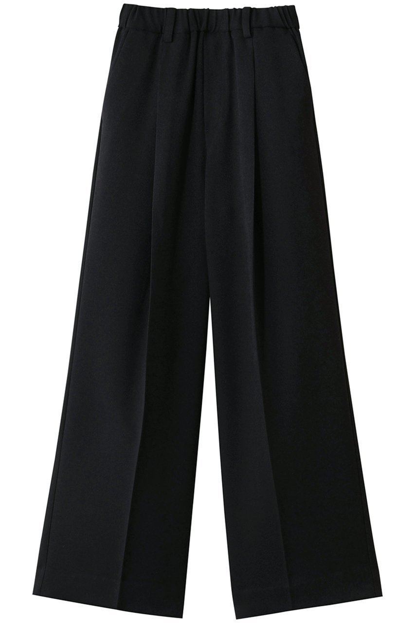 【ミディウミソリッド/MIDIUMISOLID】のstraight easy PT パンツ インテリア・キッズ・メンズ・レディースファッション・服の通販 founy(ファニー) 　ファッション　Fashion　レディースファッション　Fashion for Women　パンツ　Pants & Trousers　ストレート　Straight, Straight Cut　エレガント 上品　Elegant　定番　Standard, Basic Item　black|ID: prp329100004903079 ipo3291000000036695690