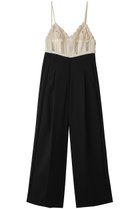 【メゾンスペシャル/MAISON SPECIAL】のCrochet V-Neck All-in-One/クロシェビスチェオールインワン BLK(ブラック)|ID: prp329100004903082 ipo3291000000036695724
