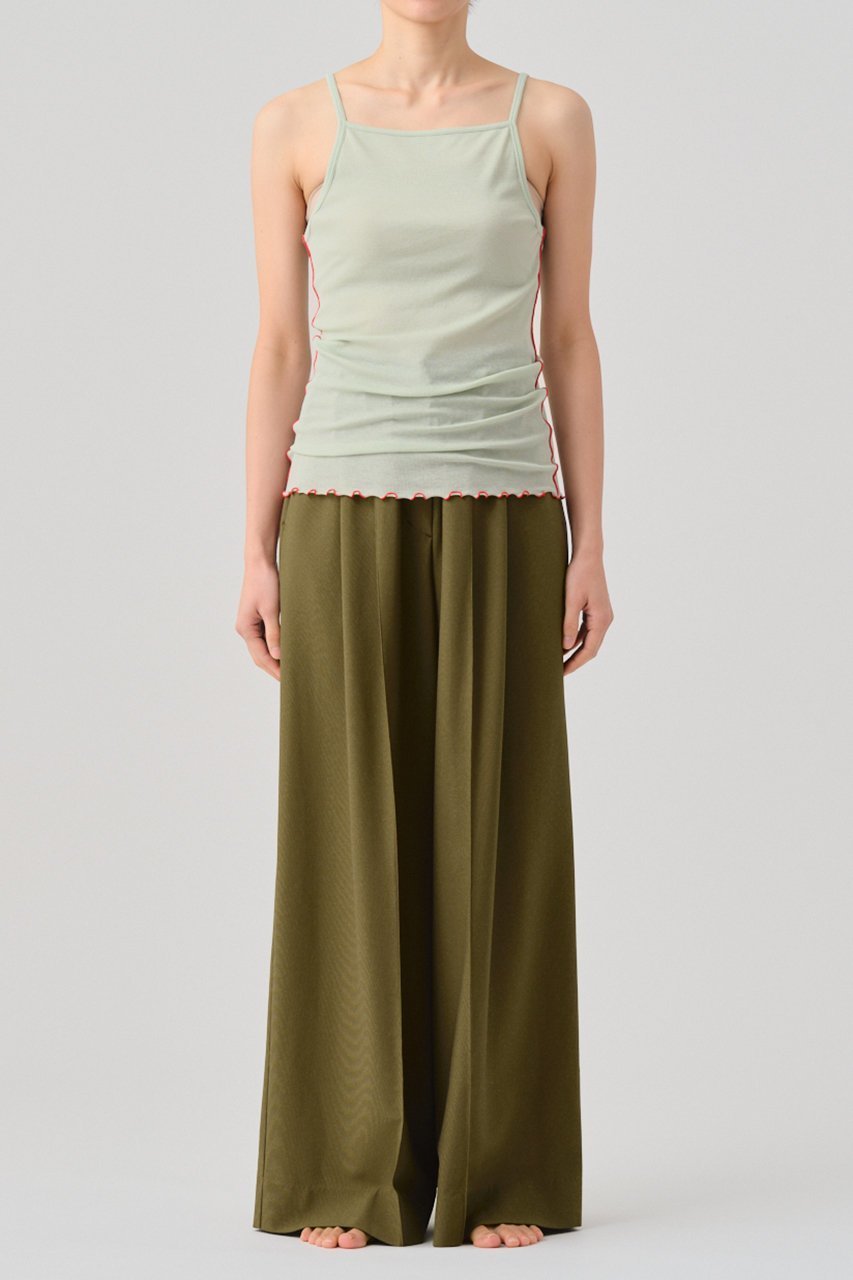 【グッド ピープル グッド ステッチング グッド プロダクト/GOOD PEOPLE GOOD STITCHING GOOD PRODUCT】のメローエッジ タンク トップ 人気、トレンドファッション・服の通販 founy(ファニー) 　ファッション　Fashion　レディースファッション　Fashion for Women　トップス・カットソー　Cut & Sew Tops　キャミソール&ノースリーブ　Camisoles & Sleeveless Tops　シャツ・ブラウス・オフィスカジュアル　Elegant Blouses & Button-Ups　ロングTシャツ・Tシャツ　Longline T-Shirts & Tees　カットソー・ベーシックTシャツ　Cut-and-Sewn Tops / Stretch Tees & Basics　キャミソール　Camisole, Spaghetti Strap Top　グラフィック　Graphic, Graphic Design　ストレッチ　Stretch, Stretchy Fabric　タンク　Tank Top, Sleeveless Top　other-5|ID: prp329100004903084 ipo3291000000036745388