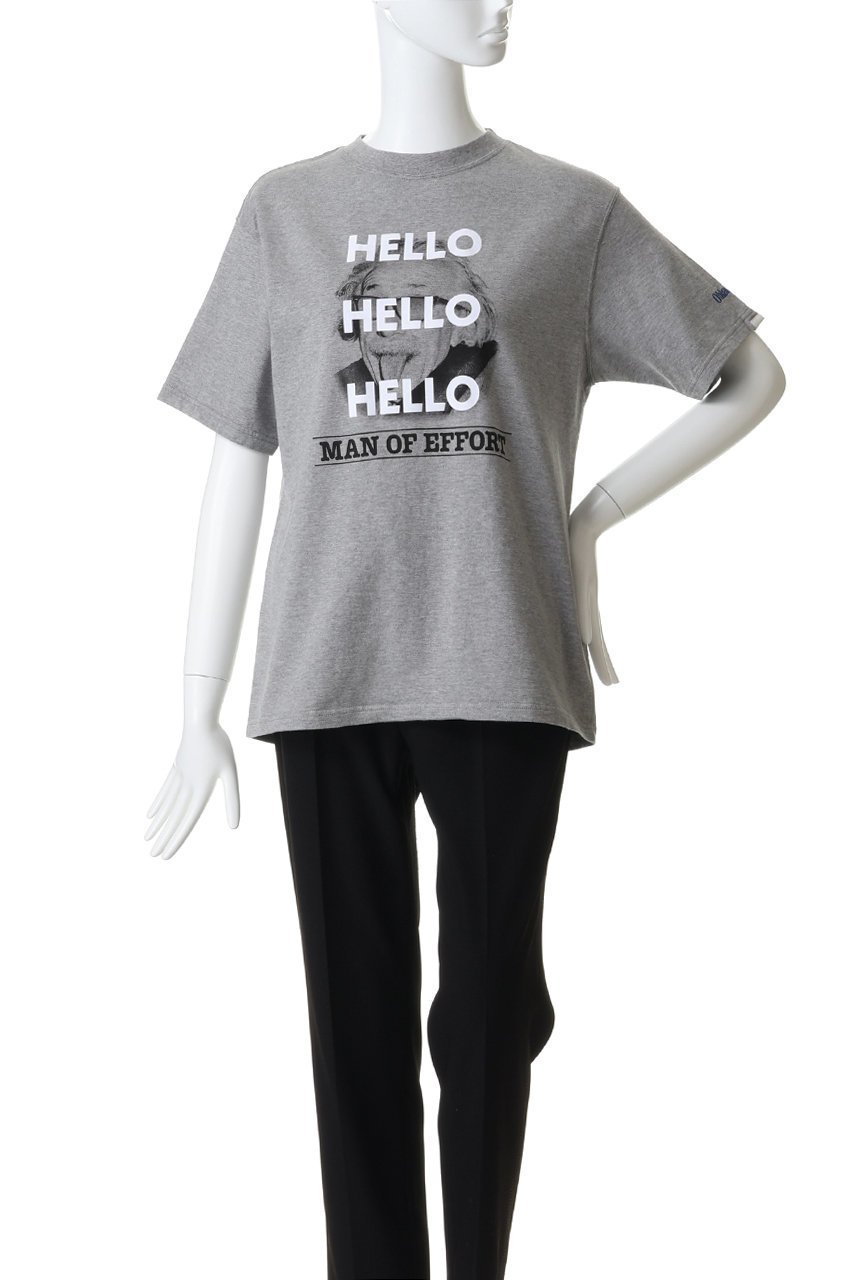 【オブラダ/Oblada】の【ELLE SHOP限定】MAN OF FEFFORT Tシャツ 人気、トレンドファッション・服の通販 founy(ファニー) 　ファッション　Fashion　レディースファッション　Fashion for Women　トップス・カットソー　Cut & Sew Tops　シャツ・ブラウス・オフィスカジュアル　Elegant Blouses & Button-Ups　ロングTシャツ・Tシャツ　Longline T-Shirts & Tees　カットソー・ベーシックTシャツ　Cut-and-Sewn Tops / Stretch Tees & Basics　インナー　Innerwear　ショート　Short, Short Length　ジャケット　Jacket, Outerwear　スリーブ　Sleeve, Long Sleeve / Short Sleeve　バランス　Balance, Style Balance　プリント　Print, Printed Pattern　other-2|ID: prp329100004903085 ipo3291000000036695771