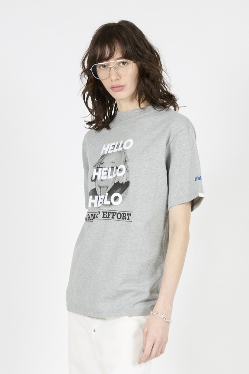 【オブラダ/Oblada】の【ELLE SHOP限定】MAN OF FEFFORT Tシャツ 人気、トレンドファッション・服の通販 founy(ファニー) 　ファッション　Fashion　レディースファッション　Fashion for Women　トップス・カットソー　Cut & Sew Tops　シャツ・ブラウス・オフィスカジュアル　Elegant Blouses & Button-Ups　ロングTシャツ・Tシャツ　Longline T-Shirts & Tees　カットソー・ベーシックTシャツ　Cut-and-Sewn Tops / Stretch Tees & Basics　インナー　Innerwear　ショート　Short, Short Length　ジャケット　Jacket, Outerwear　スリーブ　Sleeve, Long Sleeve / Short Sleeve　バランス　Balance, Style Balance　プリント　Print, Printed Pattern　other-7|ID: prp329100004903085 ipo3291000000036695776