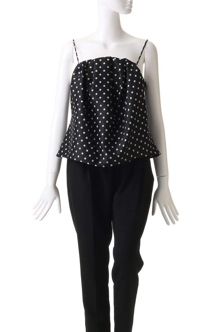 【プランク プロジェクト/PRANK PROJECT】のコクーンキャミ / Cocoon Cami 人気、トレンドファッション・服の通販 founy(ファニー) 　ファッション　Fashion　レディースファッション　Fashion for Women　トップス・カットソー　Cut & Sew Tops　キャミソール&ノースリーブ　Camisoles & Sleeveless Tops　シャツ・ブラウス・オフィスカジュアル　Elegant Blouses & Button-Ups　ロングTシャツ・Tシャツ　Longline T-Shirts & Tees　カットソー・ベーシックTシャツ　Cut-and-Sewn Tops / Stretch Tees & Basics　おすすめ　Recommended / Our Picks　カットジャガード　Cut Jacquard　キャミソール　Camisole, Spaghetti Strap Top　サテン　Satin, Glossy Fabric　タンク　Tank Top, Sleeveless Top　チュール　Tulip, Tulip Motif　ドット　Polka Dot, Dot Pattern　エレガント 上品　Elegant　other-7|ID: prp329100004903092 ipo3291000000036695841