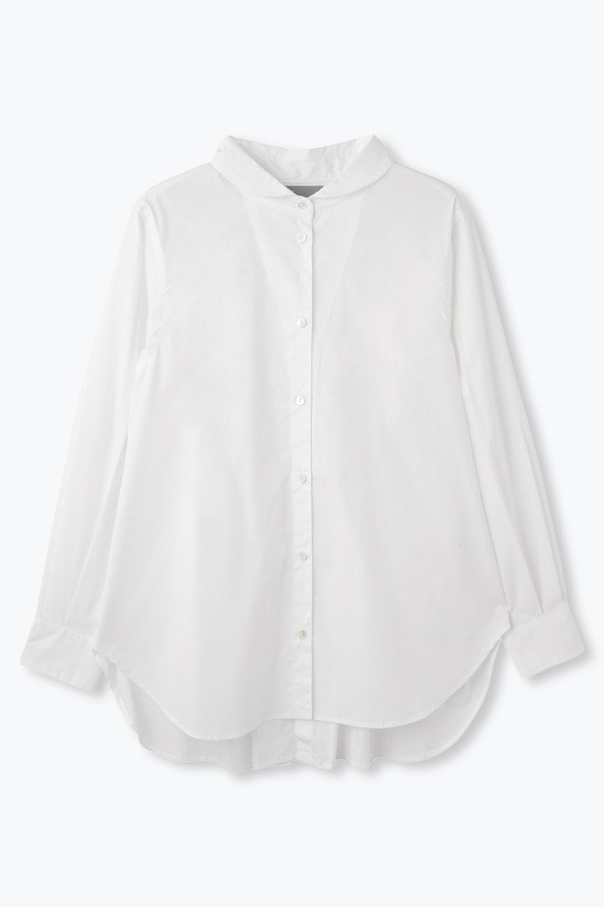 【レリル/lelill】の「ピマソロ」トラスタックバックオープンシャツ インテリア・キッズ・メンズ・レディースファッション・服の通販 founy(ファニー) 　ファッション　Fashion　レディースファッション　Fashion for Women　トップス・カットソー　Cut & Sew Tops　シャツ・ブラウス・オフィスカジュアル　Elegant Blouses & Button-Ups　バッグ　Bags　ショール　Shawl, Wrap　スリーブ　Sleeve, Long Sleeve / Short Sleeve　定番　Standard, Basic Item　人気　Popular, Best Seller　バランス　Balance, Style Balance　ファブリック　Fabric, Textile　ベーシック　Basic, Essential　ロング　Long, Long-Length　新作・新入荷　New Arrivals / New In　オフホワイト|ID: prp329100004903093 ipo3291000000036695873