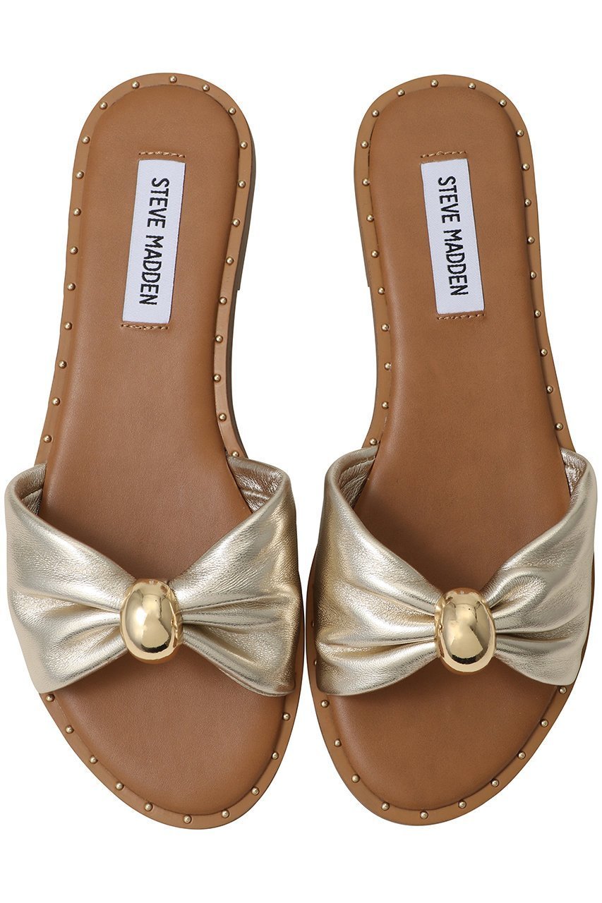 【スティーブマデン/STEVE MADDEN】のDISPY-CN リボンフラットミュールサンダル インテリア・キッズ・メンズ・レディースファッション・服の通販 founy(ファニー) 　ファッション　Fashion　レディースファッション　Fashion for Women　サンダル　Sandals, Summer Shoes　フラット　Flat, Flat Shoes　リゾート　Resort, Vacation Style　リボン　Ribbon, Bow　夏　Summer　新作・新入荷　New Arrivals / New In　GD/LT|ID: prp329100004903096 ipo3291000000036695915