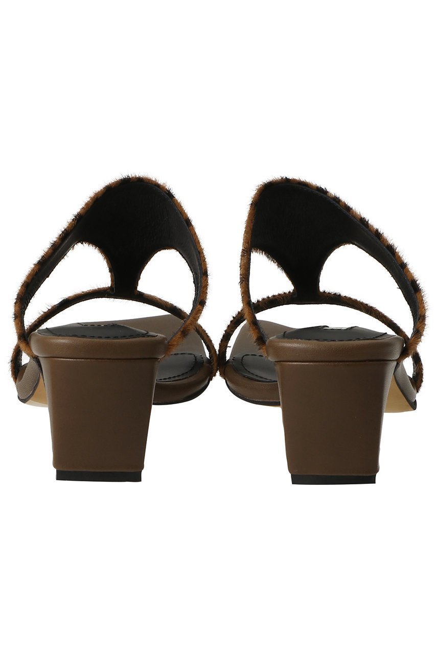 【チェンバー/CHEMBUR】のスクエアトゥTストラップミュール 人気、トレンドファッション・服の通販 founy(ファニー) 　ファッション　Fashion　レディースファッション　Fashion for Women　アニマル　Animal Print　サンダル　Sandals, Summer Shoes　パーティ　Party, Party Style　ミュール　Mule, Backless Shoes　新作・新入荷　New Arrivals / New In　other-3|ID: prp329100004903098 ipo3291000000036695929