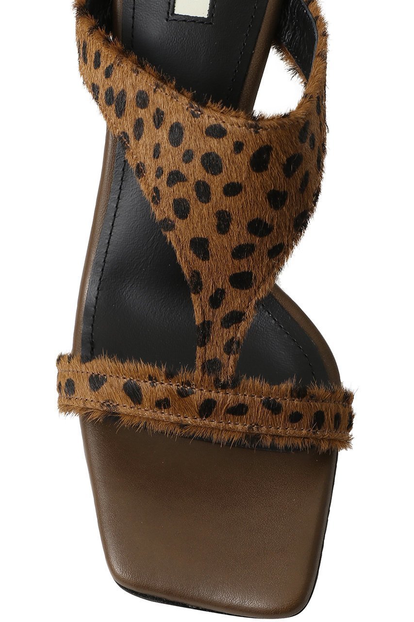 【チェンバー/CHEMBUR】のスクエアトゥTストラップミュール 人気、トレンドファッション・服の通販 founy(ファニー) 　ファッション　Fashion　レディースファッション　Fashion for Women　アニマル　Animal Print　サンダル　Sandals, Summer Shoes　パーティ　Party, Party Style　ミュール　Mule, Backless Shoes　新作・新入荷　New Arrivals / New In　other-4|ID: prp329100004903098 ipo3291000000036695930