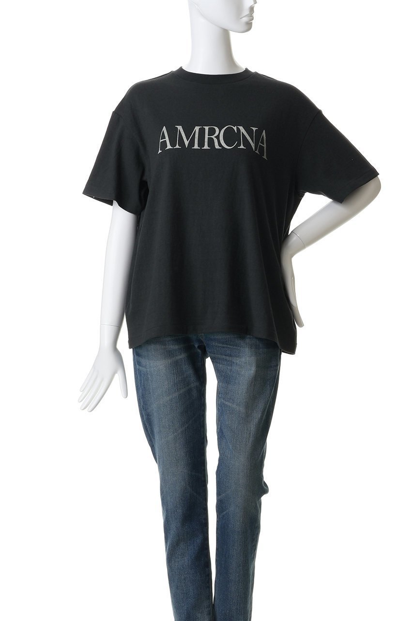 【アメリカーナ/Americana】のラフィー丸胴プリントTシャツ 人気、トレンドファッション・服の通販 founy(ファニー) 　ファッション　Fashion　レディースファッション　Fashion for Women　トップス・カットソー　Cut & Sew Tops　シャツ・ブラウス・オフィスカジュアル　Elegant Blouses & Button-Ups　ロングTシャツ・Tシャツ　Longline T-Shirts & Tees　カットソー・ベーシックTシャツ　Cut-and-Sewn Tops / Stretch Tees & Basics　クラシカル　Classical, Vintage-Inspired　ショート　Short, Short Length　シンプル　Simple, Minimal　スリーブ　Sleeve, Long Sleeve / Short Sleeve　フロント　Front, Front Design　プリント　Print, Printed Pattern　ベーシック　Basic, Essential　新作・新入荷　New Arrivals / New In　other-2|ID: prp329100004903099 ipo3291000000036695937