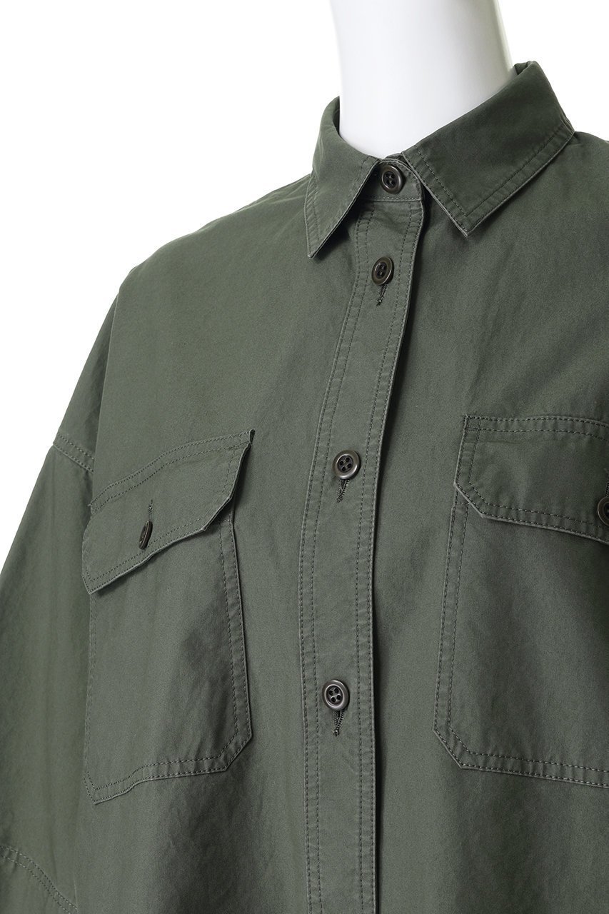 【サクラ/SACRA】のコットンホースクロスショートシャツ 人気、トレンドファッション・服の通販 founy(ファニー) 　ファッション　Fashion　レディースファッション　Fashion for Women　トップス・カットソー　Cut & Sew Tops　シャツ・ブラウス・オフィスカジュアル　Elegant Blouses & Button-Ups　クロップド　Cropped, Short Length　ショート　Short, Short Length　シンプル　Simple, Minimal　ストーン　Stone, Gem-Like　スリーブ　Sleeve, Long Sleeve / Short Sleeve　ハーフ　Half, Half-Length　バランス　Balance, Style Balance　ビンテージ　Vintage, Retro Style　プリーツ　Pleats, Pleated　ボックス　Boxy, Box Shape　ボトム　Bottoms, Lower Wear　エレガント 上品　Elegant　新作・新入荷　New Arrivals / New In　other-5|ID: prp329100004903103 ipo3291000000036695973