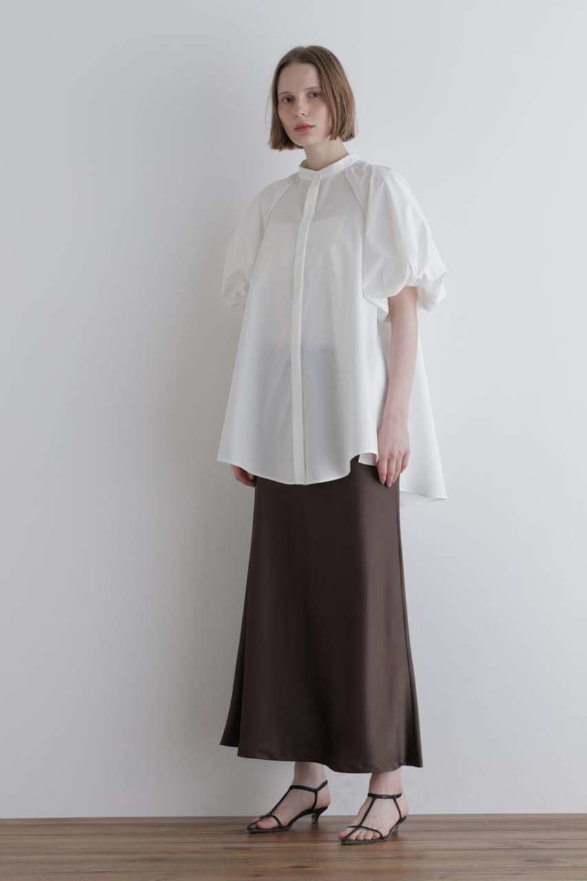 【ル フィル/LE PHIL】のギャザースリーブブラウス 人気、トレンドファッション・服の通販 founy(ファニー) 　ファッション　Fashion　レディースファッション　Fashion for Women　トップス・カットソー　Cut & Sew Tops　シャツ・ブラウス・オフィスカジュアル　Elegant Blouses & Button-Ups　クッション　Cushion, Throw Pillow　ショート　Short, Short Length　シンプル　Simple, Minimal　ストライプ　Stripe, Striped Pattern　ストレッチ　Stretch, Stretchy Fabric　スリーブ　Sleeve, Long Sleeve / Short Sleeve　タンブラー　Tumbler, Travel Mug　チュニック　Tunic, Long Top　バルーン　Balloon, Balloon Silhouette　ビッグ　Big, Oversized　フロント　Front, Front Design　新作・新入荷　New Arrivals / New In　other-3|ID: prp329100004903106 ipo3291000000036695994