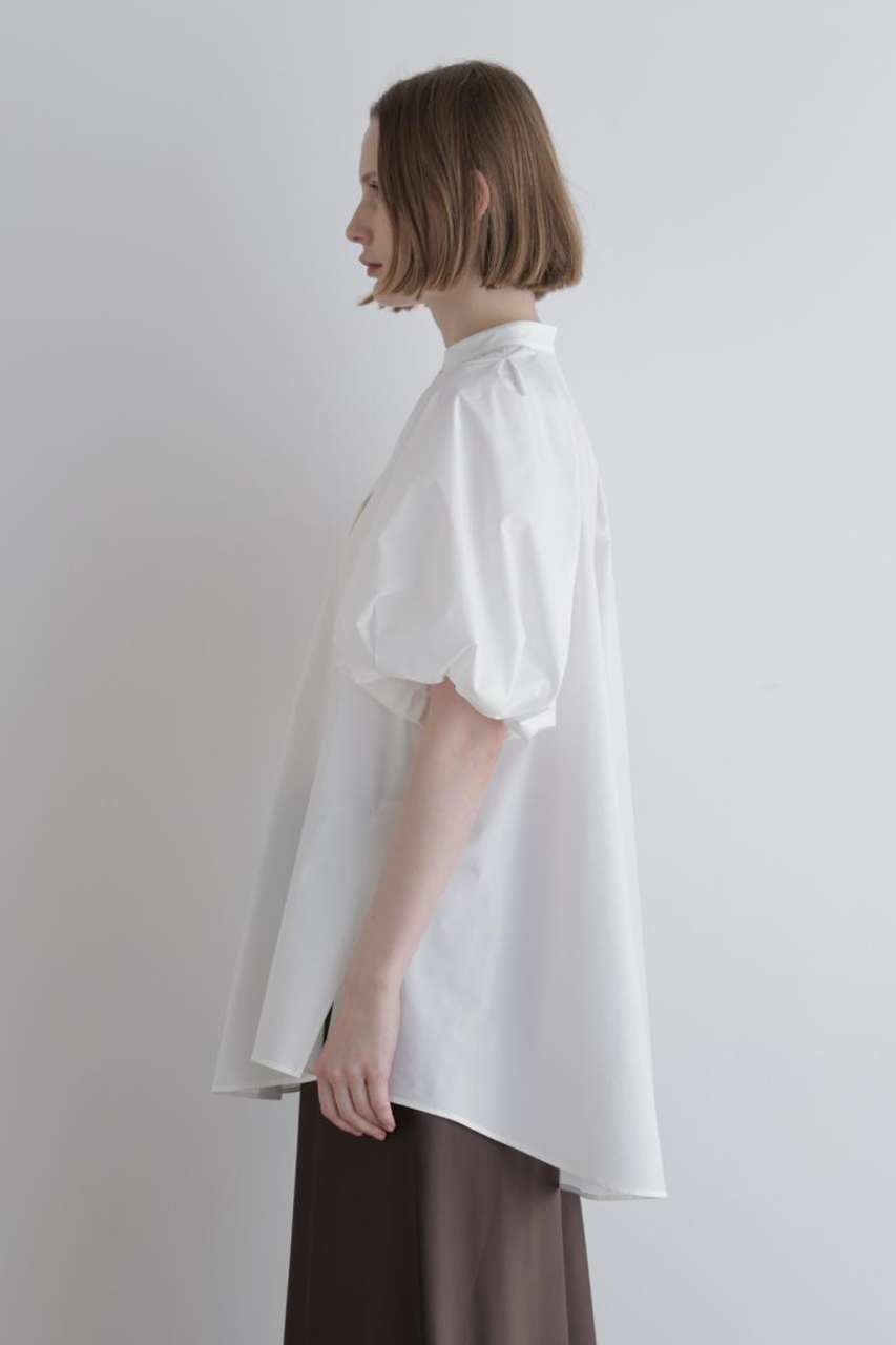 【ル フィル/LE PHIL】のギャザースリーブブラウス 人気、トレンドファッション・服の通販 founy(ファニー) 　ファッション　Fashion　レディースファッション　Fashion for Women　トップス・カットソー　Cut & Sew Tops　シャツ・ブラウス・オフィスカジュアル　Elegant Blouses & Button-Ups　クッション　Cushion, Throw Pillow　ショート　Short, Short Length　シンプル　Simple, Minimal　ストライプ　Stripe, Striped Pattern　ストレッチ　Stretch, Stretchy Fabric　スリーブ　Sleeve, Long Sleeve / Short Sleeve　タンブラー　Tumbler, Travel Mug　チュニック　Tunic, Long Top　バルーン　Balloon, Balloon Silhouette　ビッグ　Big, Oversized　フロント　Front, Front Design　新作・新入荷　New Arrivals / New In　other-5|ID: prp329100004903106 ipo3291000000036695996