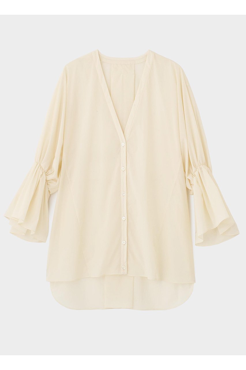 【ル フィル/LE PHIL】のドルマンスリーブブラウス インテリア・キッズ・メンズ・レディースファッション・服の通販 founy(ファニー) 　ファッション　Fashion　レディースファッション　Fashion for Women　トップス・カットソー　Cut & Sew Tops　シャツ・ブラウス・オフィスカジュアル　Elegant Blouses & Button-Ups　おすすめ　Recommended / Our Picks　カーディガン　Cardigan, Knitwear　ストレッチ　Stretch, Stretchy Fabric　スリーブ　Sleeve, Long Sleeve / Short Sleeve　タフタ　Taffeta, Structured Fabric　タンク　Tank Top, Sleeveless Top　ブルゾン　Blouson, Bomber Jacket　ロング　Long, Long-Length　新作・新入荷　New Arrivals / New In　軽量　Lightweight, Ultra Light　ホワイト|ID: prp329100004903107 ipo3291000000036696002