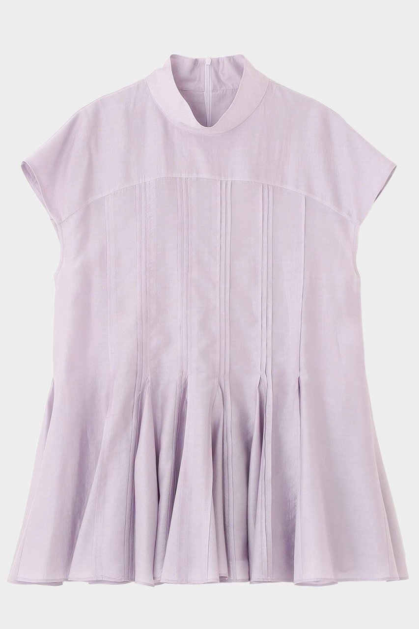 【ル フィル/LE PHIL】のシャイニーローンタックブラウス 人気、トレンドファッション・服の通販 founy(ファニー) 　ファッション　Fashion　レディースファッション　Fashion for Women　トップス・カットソー　Cut & Sew Tops　シャツ・ブラウス・オフィスカジュアル　Elegant Blouses & Button-Ups　エレガント 上品　Elegant　コンパクト　Compact, Small Size　ショート　Short, Short Length　スタンダード　Standard, Basic　スラックス　Slacks, Dress Pants　スリーブ　Sleeve, Long Sleeve / Short Sleeve　デニム　Denim, Jeans Material　バランス　Balance, Style Balance　フェミニン　Feminine, Girly　フレア　Flare, Flared　新作・新入荷　New Arrivals / New In　 other-1|ID: prp329100004903108 ipo3291000000036696010