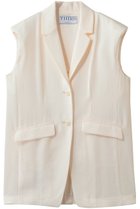 【サードマガジン/THIRD MAGAZINE】のツイルロングジレ アイボリー|ID: prp329100004903110 ipo3291000000036696023