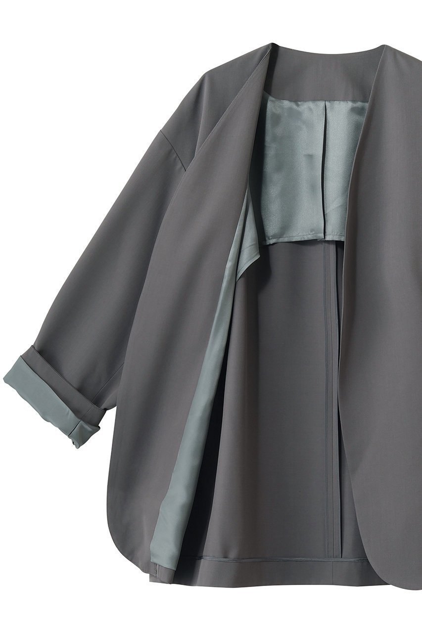 【ジェイドット/j.】のドライタッチツイル オーバーサイズジャケット 人気、トレンドファッション・服の通販 founy(ファニー) 　ファッション　Fashion　レディースファッション　Fashion for Women　アウター　Coat / Outerwear Collection　レディースジャケット・軽アウター　Jackets　ジャケット　Jacket, Outerwear　ツイル　Twist, Twisted Detail　エレガント 上品　Elegant　新作・新入荷　New Arrivals / New In　other-6|ID: prp329100004903111 ipo3291000000036696039