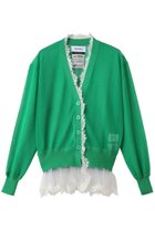 【ミュベール/MUVEIL】のシアーレースカーディガン グリーン|ID: prp329100004903112 ipo3291000000036696042