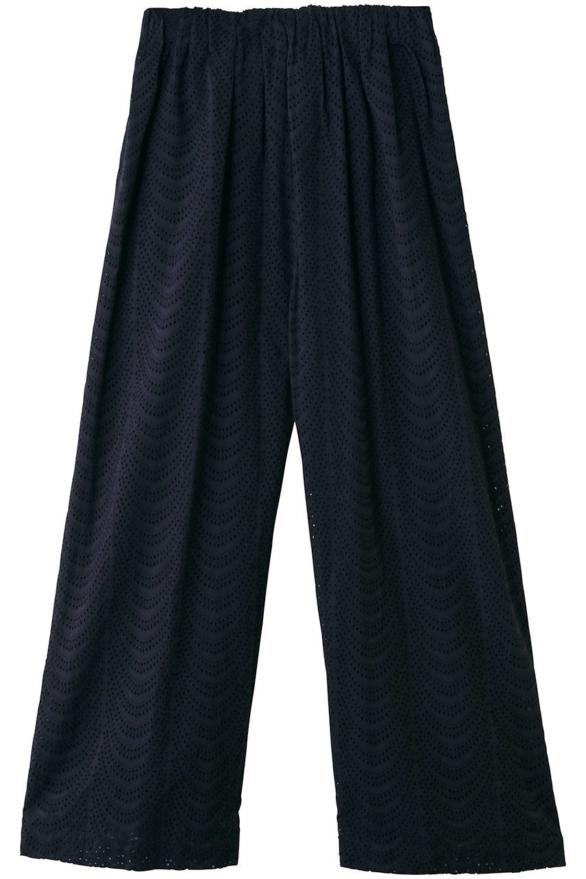 【ヌキテパ/NE QUITTEZ PAS】のCotton Voile Neem Cifre エンブロイダリー パンツ インテリア・キッズ・メンズ・レディースファッション・服の通販 founy(ファニー) 　ファッション　Fashion　レディースファッション　Fashion for Women　パンツ　Pants & Trousers　おすすめ　Recommended / Our Picks　エンブロイダリー　Embroidery Design　カットソー　Cut and Sewn Top　シアー　Sheer, See-Through　リラックス　Relax, Relaxed Fit　レース　Lace, Lace Fabric　夏　Summer　新作・新入荷　New Arrivals / New In　軽量　Lightweight, Ultra Light　ネイビー|ID: prp329100004903115 ipo3291000000036696066