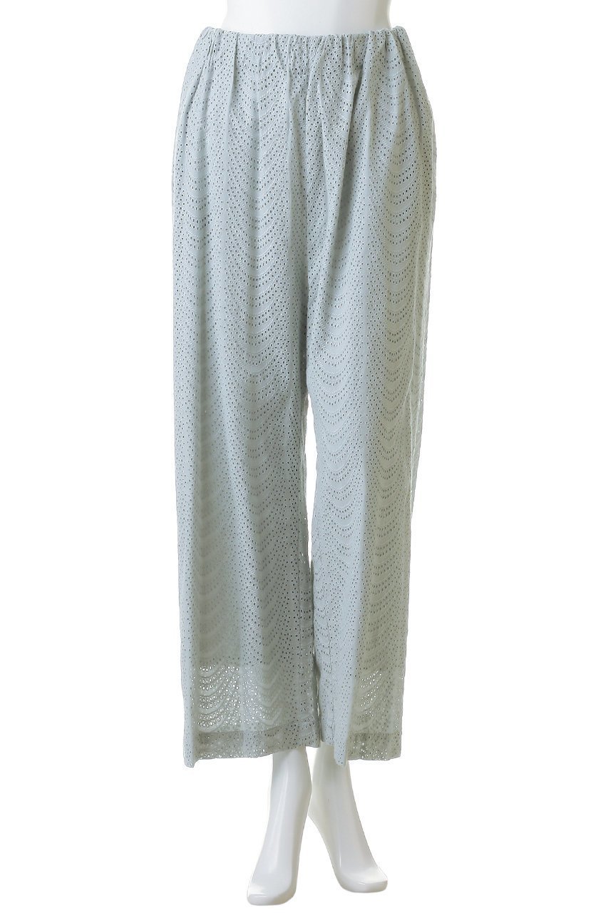 【ヌキテパ/NE QUITTEZ PAS】のCotton Voile Neem Cifre エンブロイダリー パンツ 人気、トレンドファッション・服の通販 founy(ファニー) 　ファッション　Fashion　レディースファッション　Fashion for Women　パンツ　Pants & Trousers　おすすめ　Recommended / Our Picks　エンブロイダリー　Embroidery Design　カットソー　Cut and Sewn Top　シアー　Sheer, See-Through　リラックス　Relax, Relaxed Fit　レース　Lace, Lace Fabric　夏　Summer　新作・新入荷　New Arrivals / New In　軽量　Lightweight, Ultra Light　other-2|ID: prp329100004903115 ipo3291000000036696067