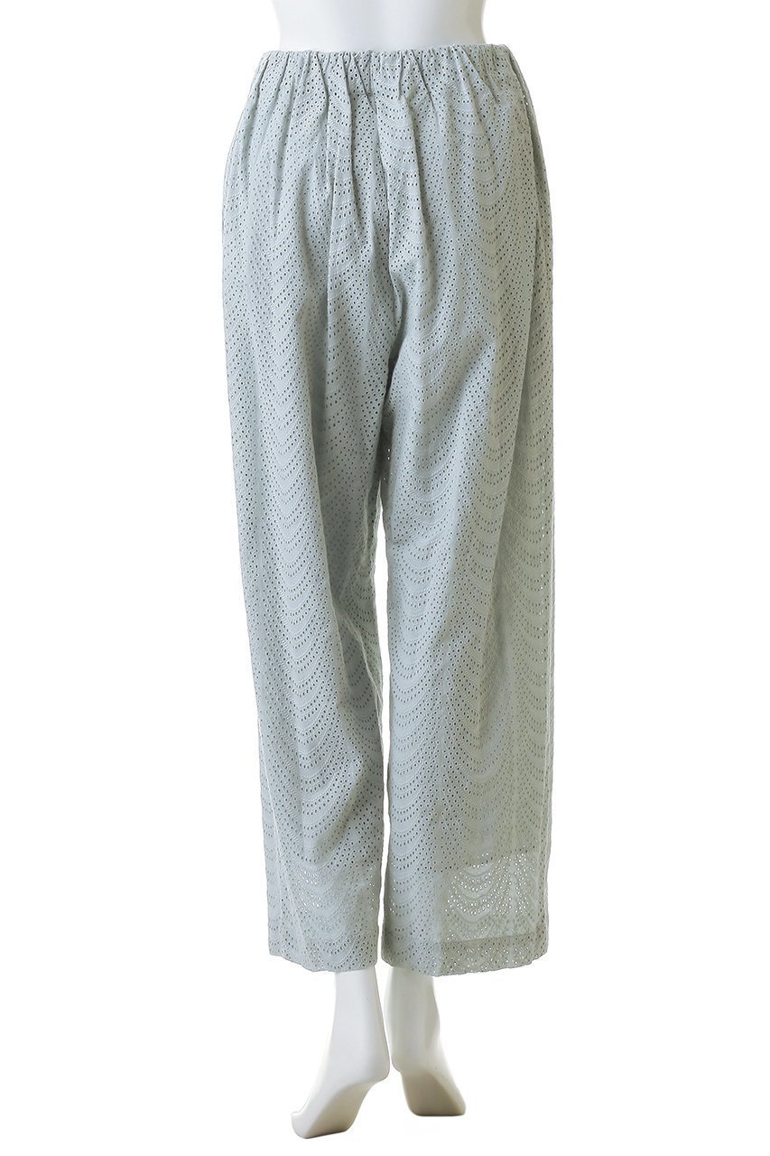 【ヌキテパ/NE QUITTEZ PAS】のCotton Voile Neem Cifre エンブロイダリー パンツ 人気、トレンドファッション・服の通販 founy(ファニー) 　ファッション　Fashion　レディースファッション　Fashion for Women　パンツ　Pants & Trousers　おすすめ　Recommended / Our Picks　エンブロイダリー　Embroidery Design　カットソー　Cut and Sewn Top　シアー　Sheer, See-Through　リラックス　Relax, Relaxed Fit　レース　Lace, Lace Fabric　夏　Summer　新作・新入荷　New Arrivals / New In　軽量　Lightweight, Ultra Light　other-4|ID: prp329100004903115 ipo3291000000036696069