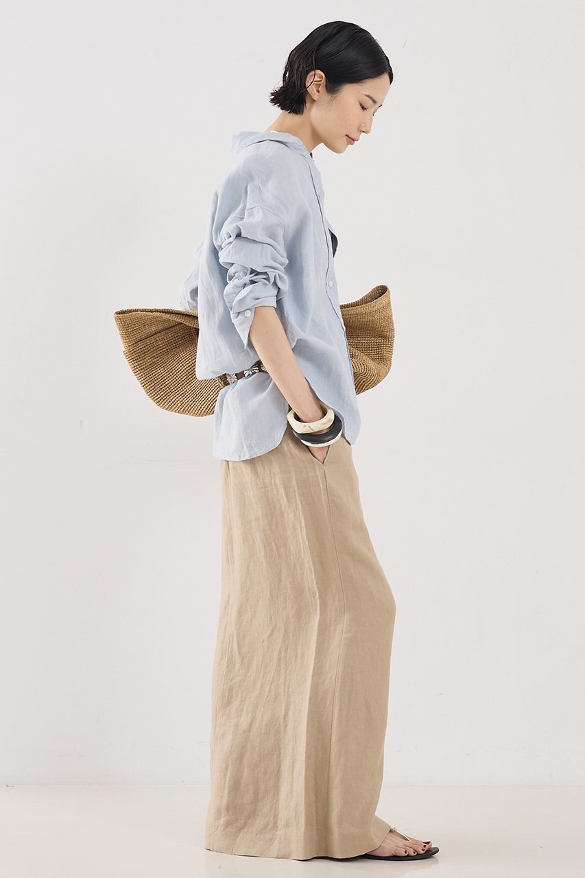 【ザ ストア バイ シー/THE STORE by C】の【COCUCA】リネンシャツ 人気、トレンドファッション・服の通販 founy(ファニー) ファッション Fashion レディースファッション Fashion for Women トップス・カットソー Cut & Sew Tops シャツ・ブラウス・オフィスカジュアル Elegant Blouses & Button-Ups おすすめ Recommended / Our Picks シンプル Simple, Minimal ジュエリー Jewelry, Accessories スリーブ Sleeve, Long Sleeve / Short Sleeve セットアップ Set-Up, Coordinated Outfit ボトム Bottoms, Lower Wear リネン Linen, Linen Fabric ロング Long, Long-Length 夏 Summer 新作・新入荷 New Arrivals / New In other-7|ID: prp329100004903125 ipo3291000000036696226