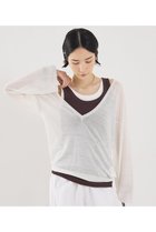 【ザ ストア バイ シー/THE STORE by C】の【COCUCA】リネンVネックニット 人気、トレンドファッション・服の通販 founy(ファニー) ファッション Fashion レディースファッション Fashion for Women トップス・カットソー Cut & Sew Tops ニット Knit Tops & Sweaters カジュアルプルオーバー・ニットトップス Pullovers & Knit Tops / Casual Pullovers Vネックトップス V-Neck Tops / V-Cut Neckline Shirts なめらか Smooth, Silky Texture イタリア Italy カーディガン Cardigan, Knitwear リネン Linen, Linen Fabric 新作・新入荷 New Arrivals / New In thumbnail ホワイト|ID: prp329100004903127 ipo3291000000036696238
