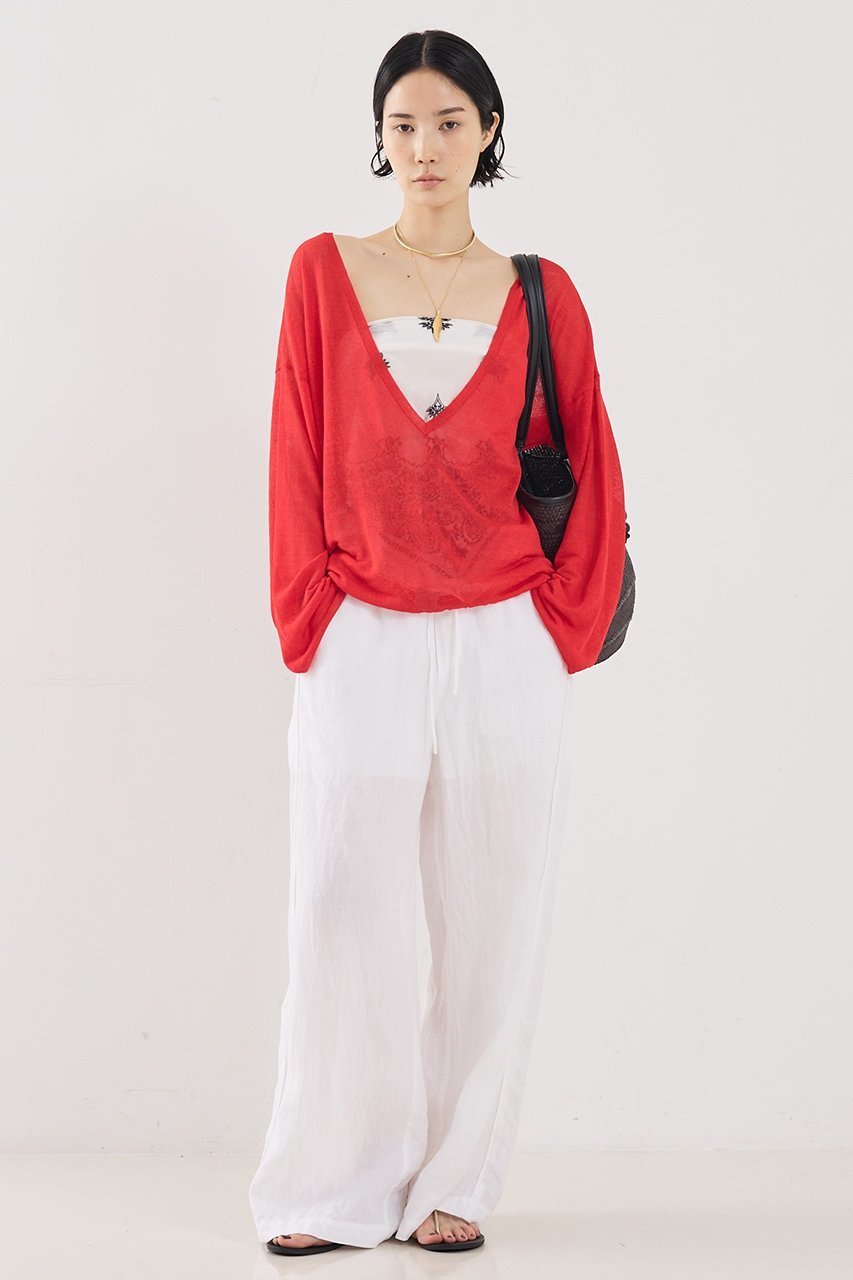 【ザ ストア バイ シー/THE STORE by C】の【COCUCA】リネンVネックニット 人気、トレンドファッション・服の通販 founy(ファニー) ファッション Fashion レディースファッション Fashion for Women トップス・カットソー Cut & Sew Tops ニット Knit Tops & Sweaters カジュアルプルオーバー・ニットトップス Pullovers & Knit Tops / Casual Pullovers Vネックトップス V-Neck Tops / V-Cut Neckline Shirts なめらか Smooth, Silky Texture イタリア Italy カーディガン Cardigan, Knitwear リネン Linen, Linen Fabric 新作・新入荷 New Arrivals / New In other-3|ID: prp329100004903127 ipo3291000000036696242