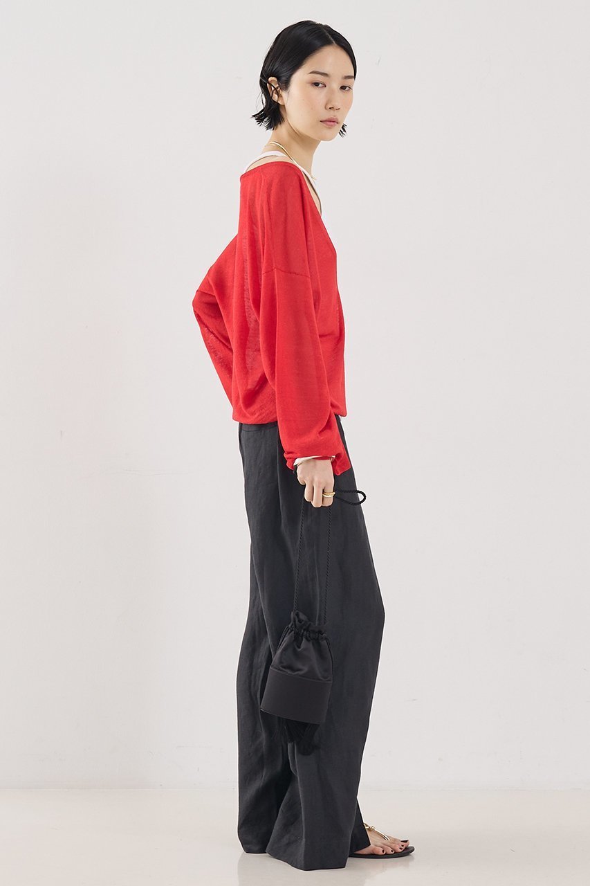 【ザ ストア バイ シー/THE STORE by C】の【COCUCA】リネンVネックニット 人気、トレンドファッション・服の通販 founy(ファニー) ファッション Fashion レディースファッション Fashion for Women トップス・カットソー Cut & Sew Tops ニット Knit Tops & Sweaters カジュアルプルオーバー・ニットトップス Pullovers & Knit Tops / Casual Pullovers Vネックトップス V-Neck Tops / V-Cut Neckline Shirts なめらか Smooth, Silky Texture イタリア Italy カーディガン Cardigan, Knitwear リネン Linen, Linen Fabric 新作・新入荷 New Arrivals / New In other-8|ID: prp329100004903127 ipo3291000000036696247