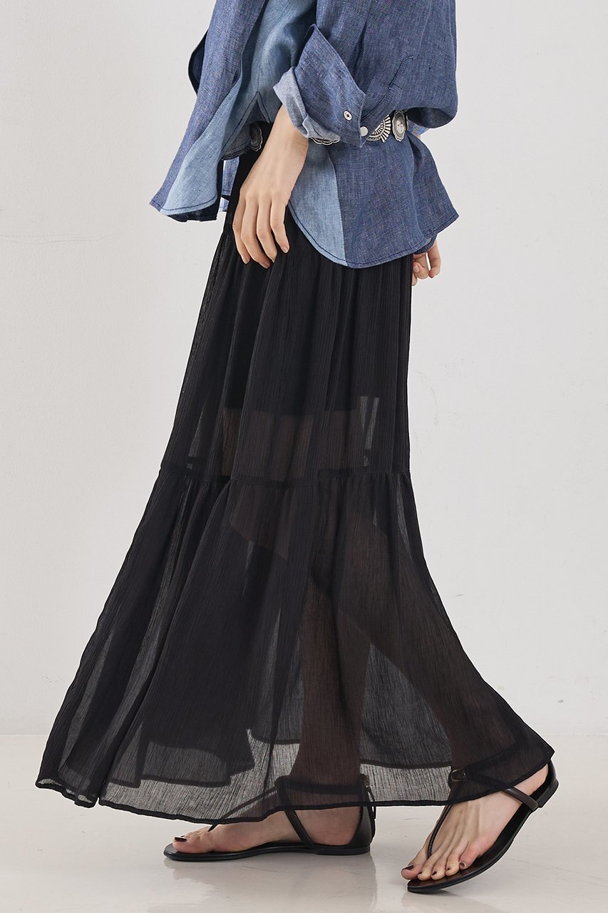 【ザ ストア バイ シー/THE STORE by C】の【COCUCA】ティアードスカート 人気、トレンドファッション・服の通販 founy(ファニー) ファッション Fashion レディースファッション Fashion for Women スカート Skirts ティアードスカート Tiered Skirts ロングスカート Long Skirts / Maxi & Midi Skirts おすすめ Recommended / Our Picks なめらか Smooth, Silky Texture ギャザー Gathered, Ruffled シフォン Chiffon, Lightweight Fabric シルク Silk, 100% Silk シンプル Simple, Minimal ジュエリー Jewelry, Accessories セットアップ Set-Up, Coordinated Outfit ティアードスカート Tiered Skirt, Flounced Skirt ドレス Dress, One-Piece リゾート Resort, Vacation Style ロング Long, Long-Length 夏 Summer 新作・新入荷 New Arrivals / New In other-2|ID: prp329100004903128 ipo3291000000036696250