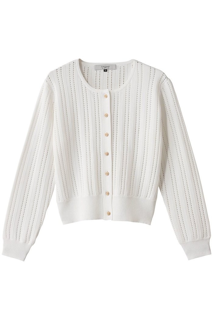 【コルコバード/CORCOVADO】のレースニットカーディガン インテリア・キッズ・メンズ・レディースファッション・服の通販 founy(ファニー) https://founy.com/ ファッション Fashion レディースファッション Fashion for Women トップス・カットソー Cut & Sew Tops ニット Knit Tops & Sweaters カーディガン・羽織り Layered Style Cardigans カーディガン Cardigan, Knitwear コンパクト Compact, Small Size ドレス Dress, One-Piece ビジネス 仕事 通勤 Business / Work / Commuting レース Lace, Lace Fabric 夏 Summer 春 Spring S/S・春夏 SS, Spring/Summer, Warm Season 羽織 Haori, Light Jacket |ID: prp329100004903134 ipo3291000000036696337