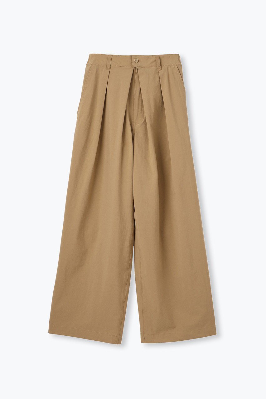 【レリル/lelill】のハイテクタックワイドPT インテリア・キッズ・メンズ・レディースファッション・服の通販 founy(ファニー) 　ファッション　Fashion　レディースファッション　Fashion for Women　パンツ　Pants & Trousers　トレンド　Trend, Trending Now　フロント　Front, Front Design　ワイド　Wide, Wide Fit　ベージュ|ID: prp329100004903144 ipo3291000000036696442