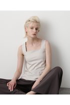 【ヒューエルミュージアム/hueLe Museum】の【STUMBLY】Straight Line Tank ベージュ|ID: prp329100004903219 ipo3291000000036697342