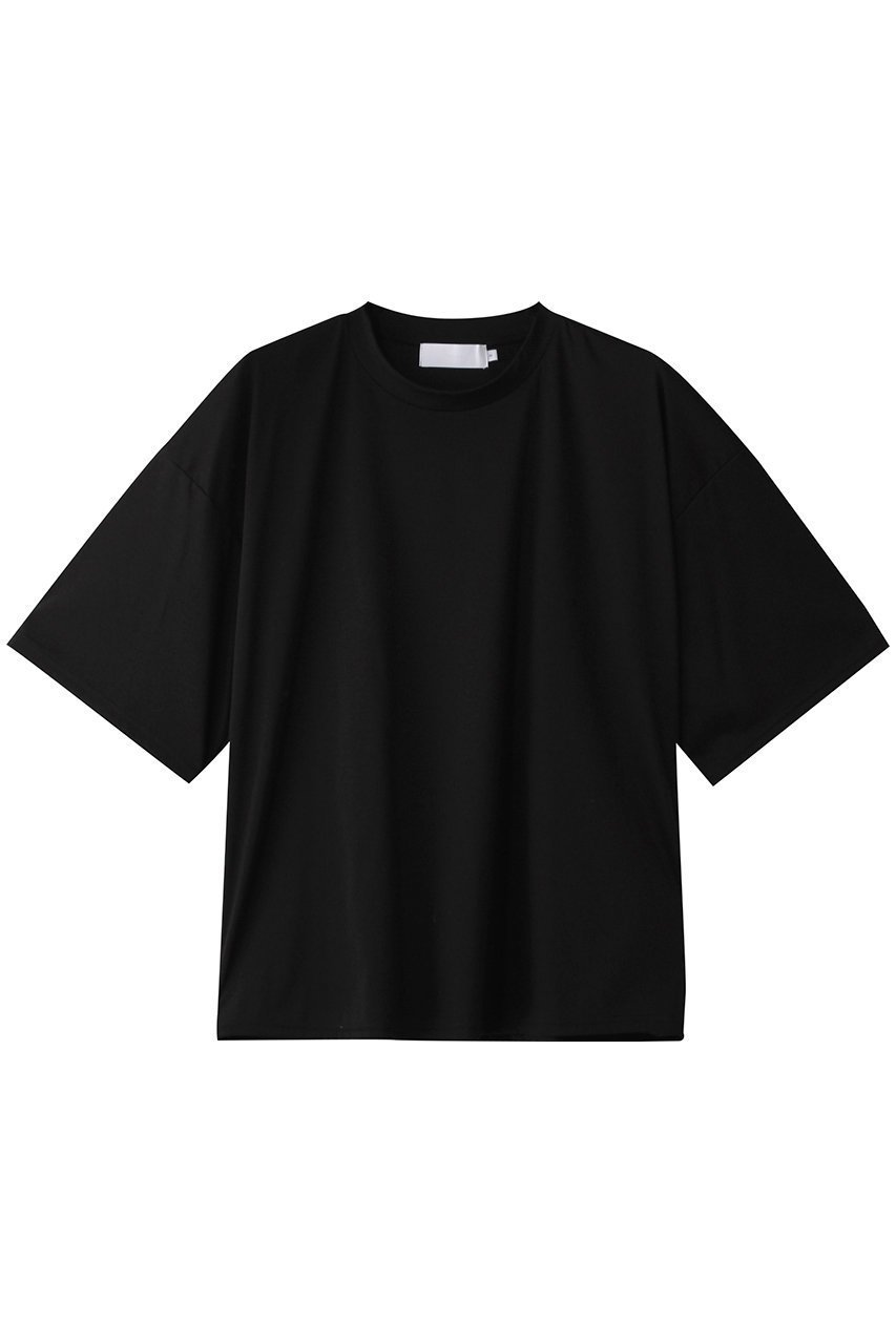 【グラフペーパー/Graphpaper】のFine Smooth Crew Neck Tee/Tシャツ インテリア・キッズ・メンズ・レディースファッション・服の通販 founy(ファニー) 　ファッション　Fashion　レディースファッション　Fashion for Women　トップス・カットソー　Cut & Sew Tops　シャツ・ブラウス・オフィスカジュアル　Elegant Blouses & Button-Ups　ロングTシャツ・Tシャツ　Longline T-Shirts & Tees　カットソー・ベーシックTシャツ　Cut-and-Sewn Tops / Stretch Tees & Basics　インナー　Innerwear　ショート　Short, Short Length　シンプル　Simple, Minimal　スリーブ　Sleeve, Long Sleeve / Short Sleeve　トレンド　Trend, Trending Now　ドレープ　Drape, Draping Fabric　バランス　Balance, Style Balance　エレガント 上品　Elegant　定番　Standard, Basic Item　ブラック|ID: prp329100004903237 ipo3291000000036697606