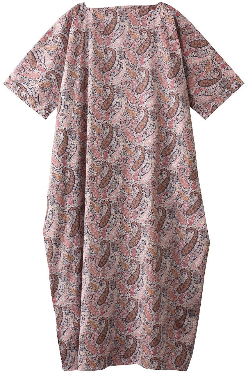 【ナナデコール/nanadecor】のKOワイドワンピースリバティペイズリー インテリア・キッズ・メンズ・レディースファッション・服の通販 founy(ファニー) 　ファッション　Fashion　レディースファッション　Fashion for Women　ワンピース　Dresses　チュニック　Tunic Tops & Dresses　シンプル　Simple, Minimal　スリーブ　Sleeve, Long Sleeve / Short Sleeve　チュニック　Tunic, Long Top　ペイズリー　Paisley, Ethnic Pattern　リゾート　Resort, Vacation Style　ワイド　Wide, Wide Fit　ピンク|ID: prp329100004903239 ipo3291000000036697623