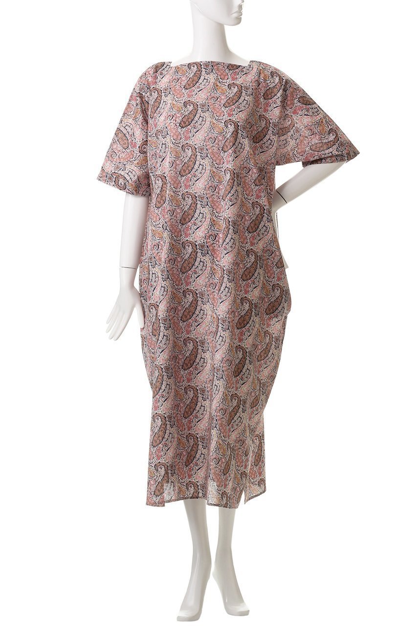 【ナナデコール/nanadecor】のKOワイドワンピースリバティペイズリー 人気、トレンドファッション・服の通販 founy(ファニー) 　ファッション　Fashion　レディースファッション　Fashion for Women　ワンピース　Dresses　チュニック　Tunic Tops & Dresses　シンプル　Simple, Minimal　スリーブ　Sleeve, Long Sleeve / Short Sleeve　チュニック　Tunic, Long Top　ペイズリー　Paisley, Ethnic Pattern　リゾート　Resort, Vacation Style　ワイド　Wide, Wide Fit　other-2|ID: prp329100004903239 ipo3291000000036697625