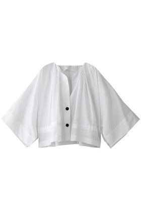 【プレインピープル/PLAIN PEOPLE】のラミーリヨセルタック&ギャザージャケット 大人の最旬トレンドファッション＆コーディネート founy(ファウニー) ファッション Fashion レディースファッション Fashion for Women アウター Coat / Outerwear Collection レディースジャケット・軽アウター Jackets ギャザー Gathered, Ruffled ジャケット Jacket, Outerwear フロント Front, Front Design |ID:prp329100004903241