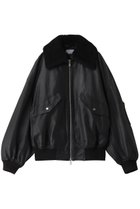 【メゾンスペシャル/MAISON SPECIAL】の【UNISEX】SHEEPレザーG1ムートン襟ブルゾン BLK(ブラック)|ID: prp329100004903252 ipo3291000000036697818