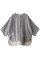 【アドーア/ADORE】のカシミヤ混2TONEリバーノーカラージャケット グレー|ID: prp329100004903258 ipo3291000000036697891