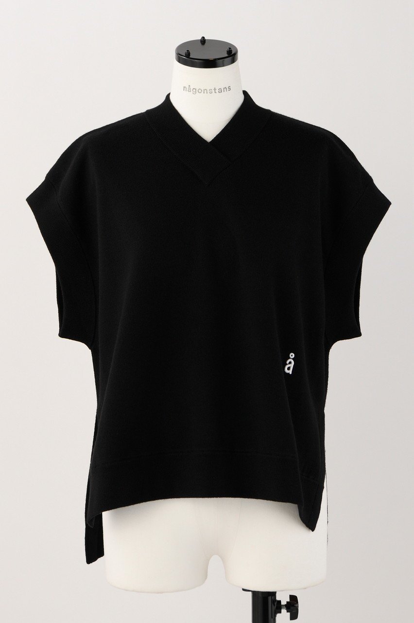 【ナゴンスタンス/nagonstans】のSEMI WORSTED Over Size Vest/ベスト 人気、トレンドファッション・服の通販 founy(ファニー) 　ファッション　Fashion　レディースファッション　Fashion for Women　アウター　Coat / Outerwear Collection　レディースジャケット・軽アウター　Jackets　カットソー　Cut and Sewn Top　シンプル　Simple, Minimal　ジャケット　Jacket, Outerwear　スリット　Slit, Slit Detail　ベスト　Vest, Waistcoat　メランジ　Melange, Mixed Yarn　 other-1|ID: prp329100004903299 ipo3291000000036698350