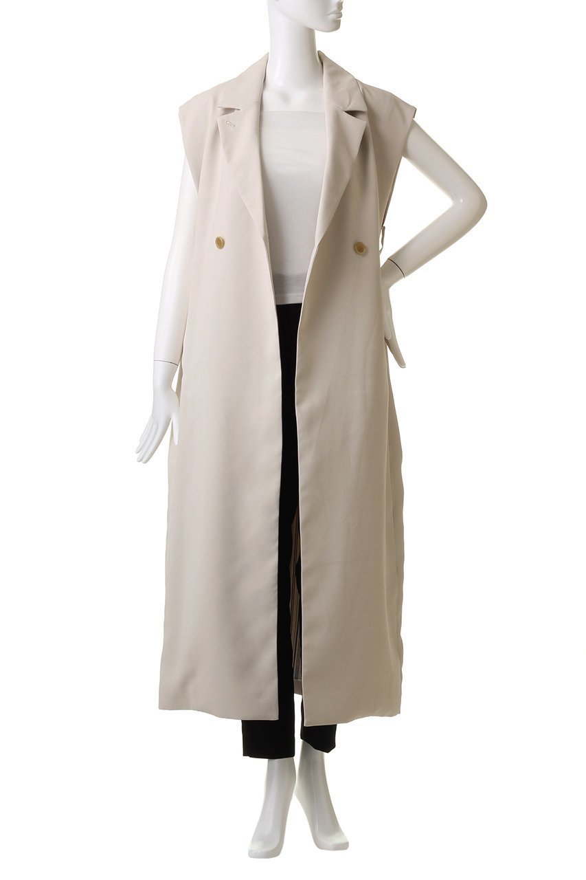 【クラネ/CLANE】のDOUBLE BREASTED GILET/ジレ 人気、トレンドファッション・服の通販 founy(ファニー) 　ファッション　Fashion　レディースファッション　Fashion for Women　アウター　Coat / Outerwear Collection　レディースジャケット・軽アウター　Jackets　ジャケット　Jacket, Outerwear　ダブル　Double, Double-Breasted　フロント　Front, Front Design　ベスト　Vest, Waistcoat　ロング　Long, Long-Length　other-8|ID: prp329100004903317 ipo3291000000036732116