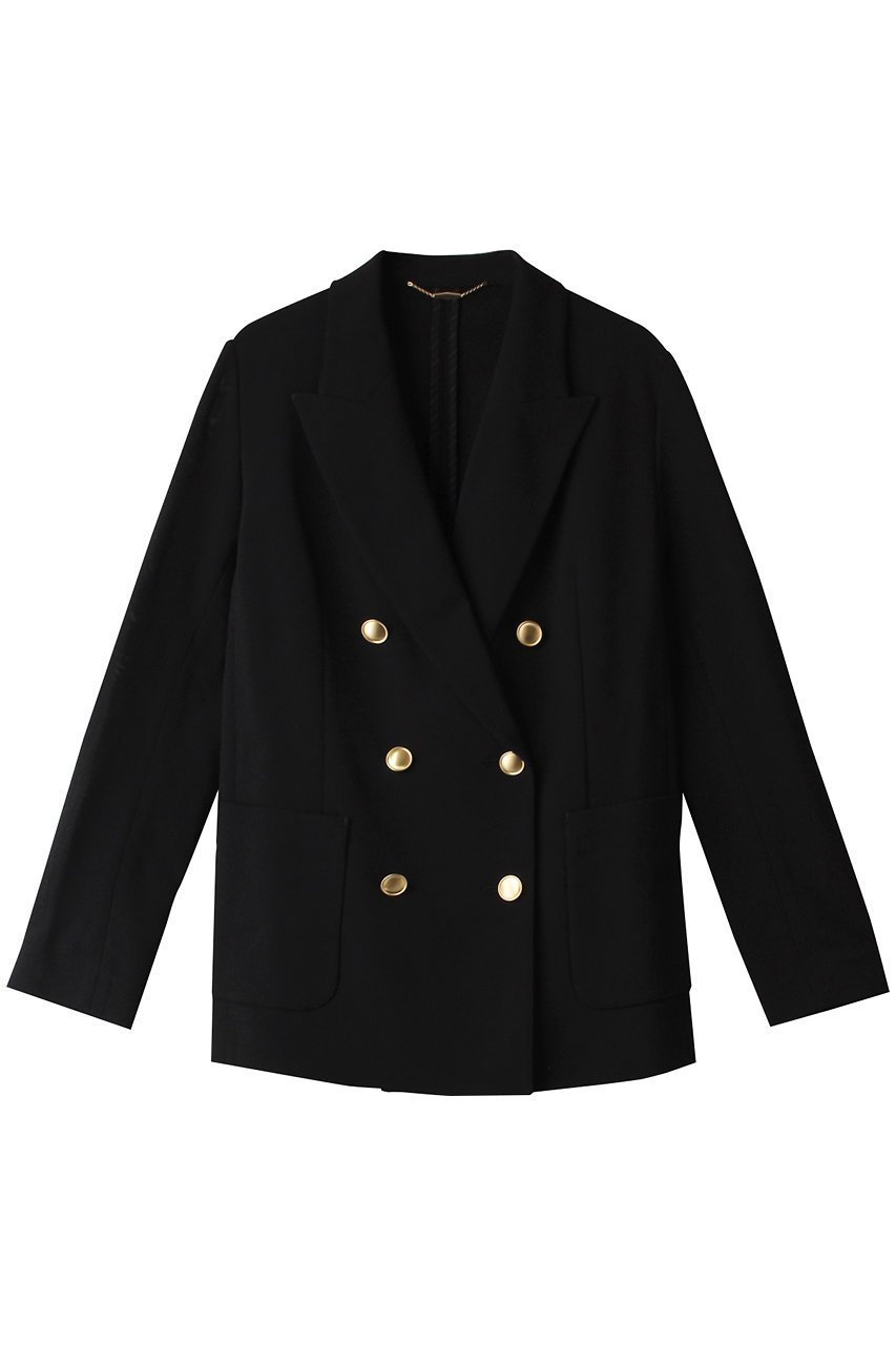 【アルアバイル/allureville】のレノクロスダブルブレストジャケット インテリア・キッズ・メンズ・レディースファッション・服の通販 founy(ファニー) 　ファッション　Fashion　レディースファッション　Fashion for Women　アウター　Coat / Outerwear Collection　レディースジャケット・軽アウター　Jackets　ジャケット　Jacket, Outerwear　ダブル　Double, Double-Breasted　夏　Summer　定番　Standard, Basic Item　旅行　Travel　春　Spring　S/S・春夏　SS, Spring/Summer, Warm Season　ネイビー|ID: prp329100004903345 ipo3291000000036699065