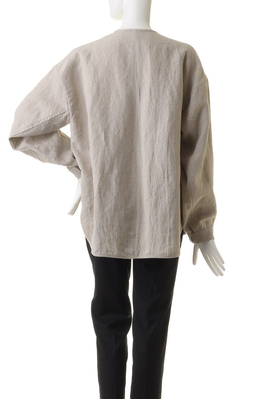 【エリオポール/heliopole】のNEW DUNGAREES LINENノーカラージャケット 人気、トレンドファッション・服の通販 founy(ファニー) 　ファッション　Fashion　レディースファッション　Fashion for Women　アウター　Coat / Outerwear Collection　レディースジャケット・軽アウター　Jackets　ノーカラージャケット / シンプル上品コーデ　Collarless Jackets　ジャケット　Jacket, Outerwear　ポケット　Pocket, Pocket Detail　リネン　Linen, Linen Fabric　夏　Summer　春　Spring　S/S・春夏　SS, Spring/Summer, Warm Season　other-4|ID: prp329100004903350 ipo3291000000036699181