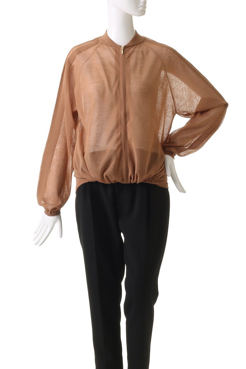 【ルームエイト/Room no.8】のコットンシアー ジップアップブルゾン 人気、トレンドファッション・服の通販 founy(ファニー) ファッション Fashion レディースファッション Fashion for Women トップス・カットソー Cut & Sew Tops ニット Knit Tops & Sweaters カーディガン・羽織り Layered Style Cardigans カーディガン Cardigan, Knitwear シアー Sheer, See-Through スポーティ Sporty, Casual Athletic トレンド Trend, Trending Now フェミニン Feminine, Girly ワンポイント One Point, Statement Accent 夏 Summer other-8|ID: prp329100004903382 ipo3291000000036699555