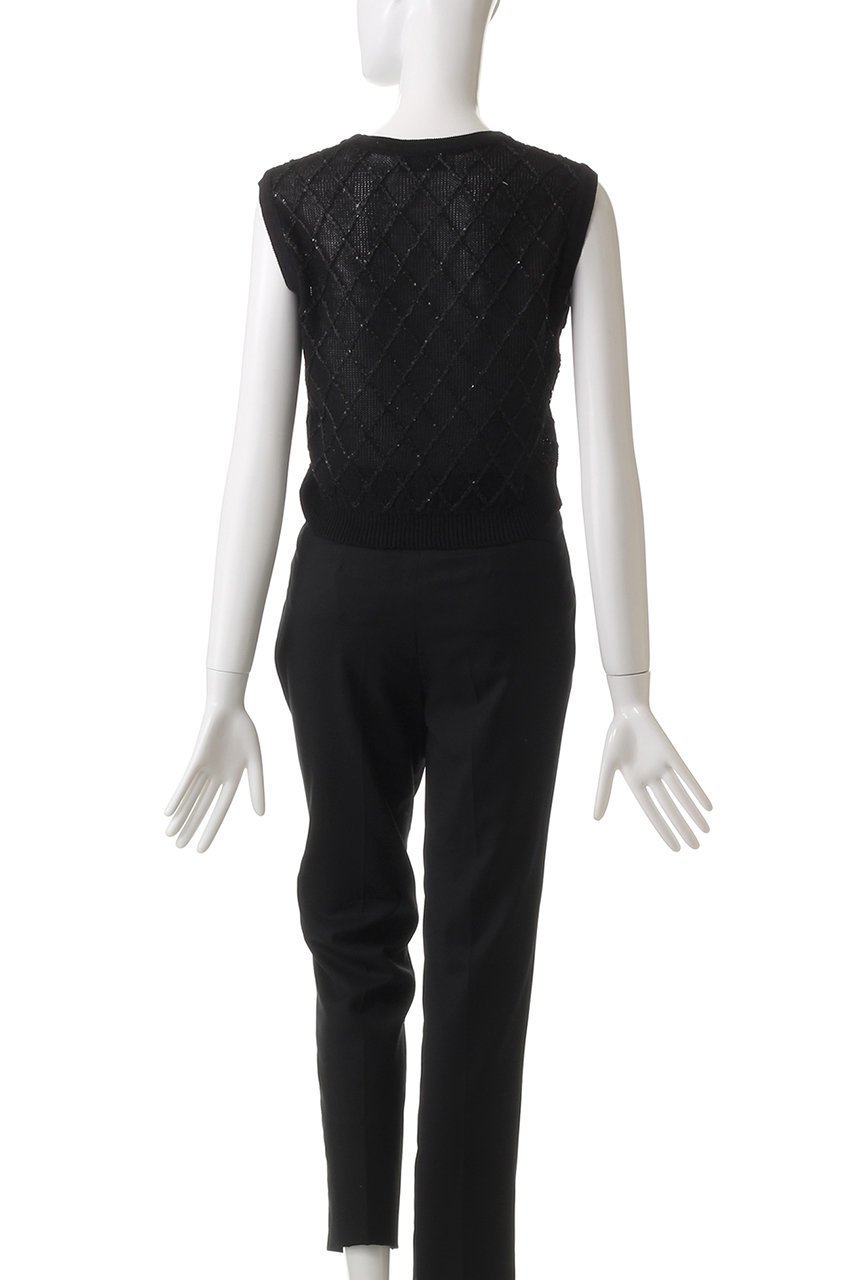 【アルアバイル/allureville】の【Loulou Willoughby】シークインエンブロイダリープルオーバー 人気、トレンドファッション・服の通販 founy(ファニー) ファッション Fashion レディースファッション Fashion for Women トップス・カットソー Cut & Sew Tops ニット Knit Tops & Sweaters カジュアルプルオーバー・ニットトップス Pullovers & Knit Tops / Casual Pullovers インナー Innerwear コンパクト Compact, Small Size ジャケット Jacket, Outerwear ノースリーブ Sleeveless, No-Sleeve パーティ Party, Party Style エレガント 上品 Elegant other-4|ID: prp329100004903386 ipo3291000000036732156